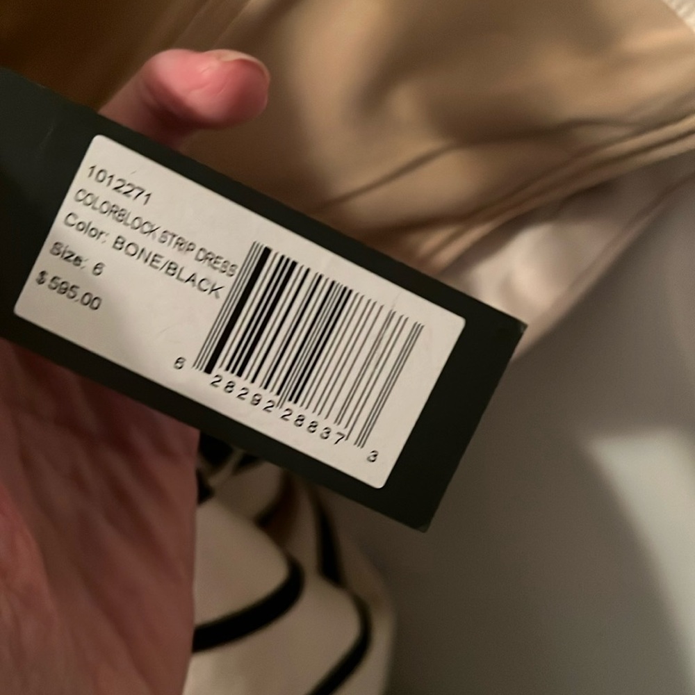 NWT H by Halston Black and White Ruched strapless Dress 🌺$25 🌸today’s deal - Picture 5 of 13